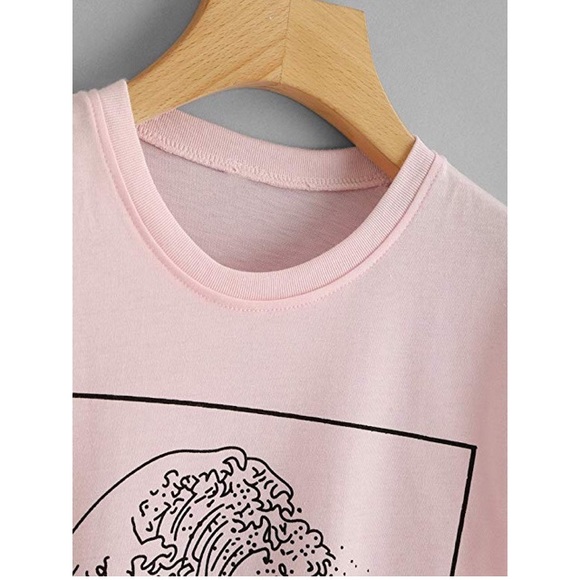 Graphic Pink Tee - Picture 3 of 4